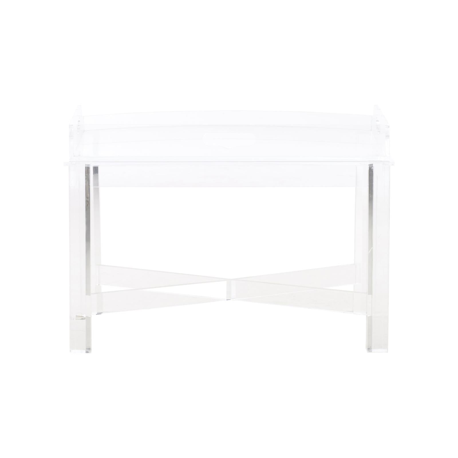 Chelsea House Acrylic Tray Accent Table