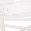 Chelsea House Acrylic Tray Accent Table
