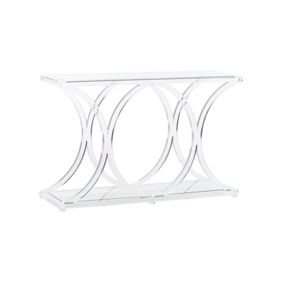 Chelsea House Sweeping Acrylic Console