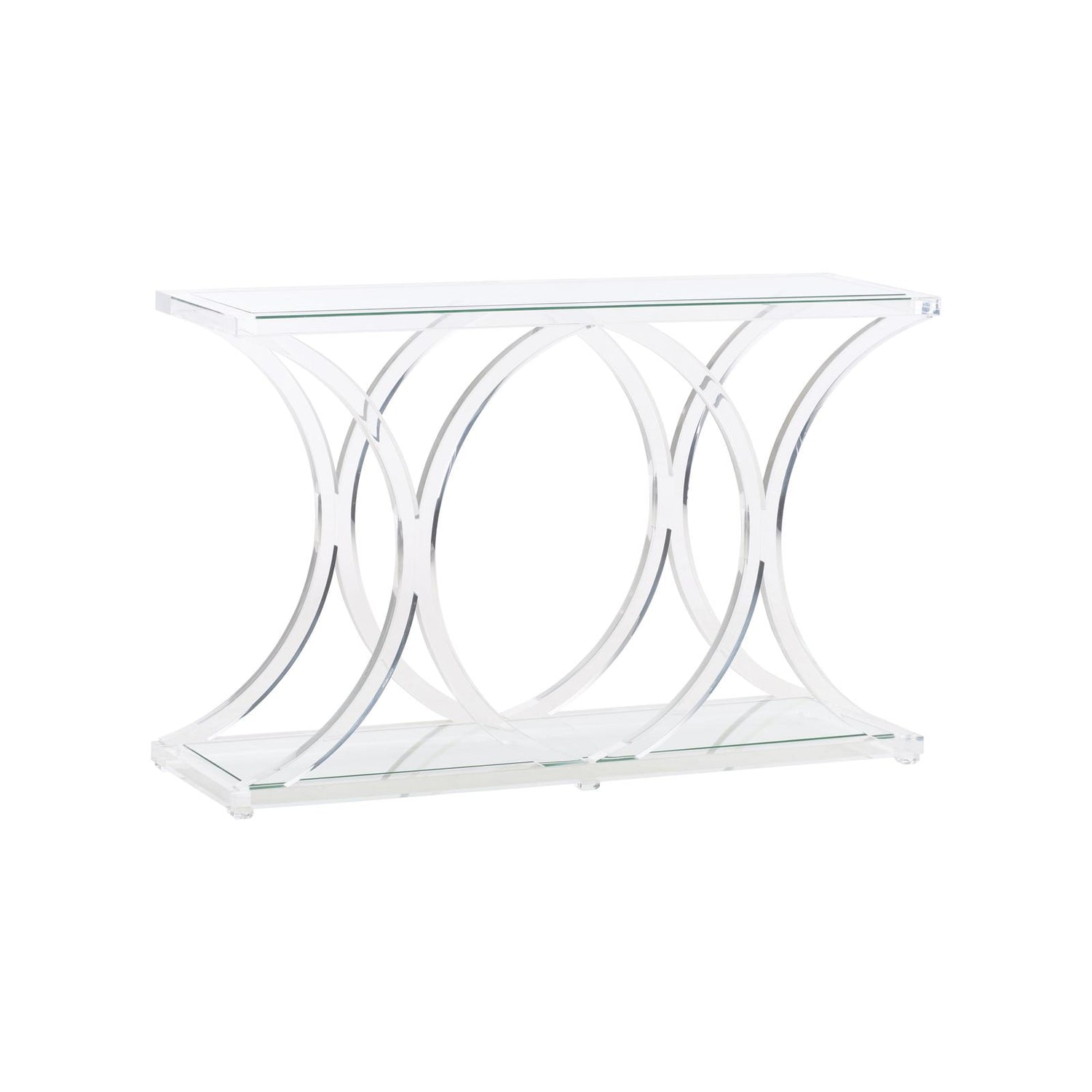 Chelsea House Sweeping Acrylic Console