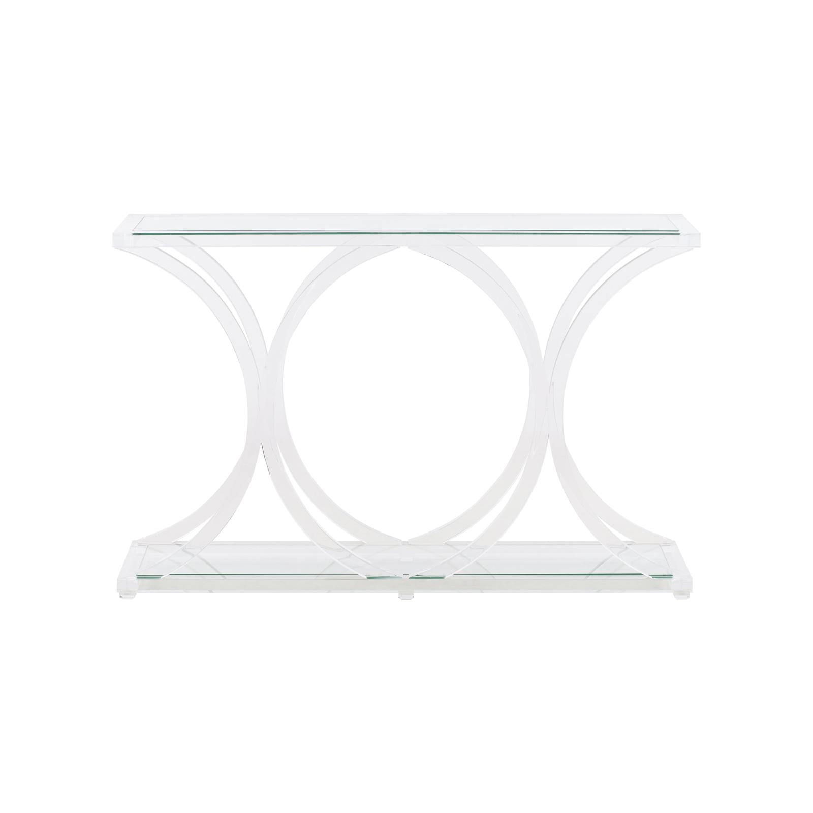 Chelsea House Sweeping Acrylic Console