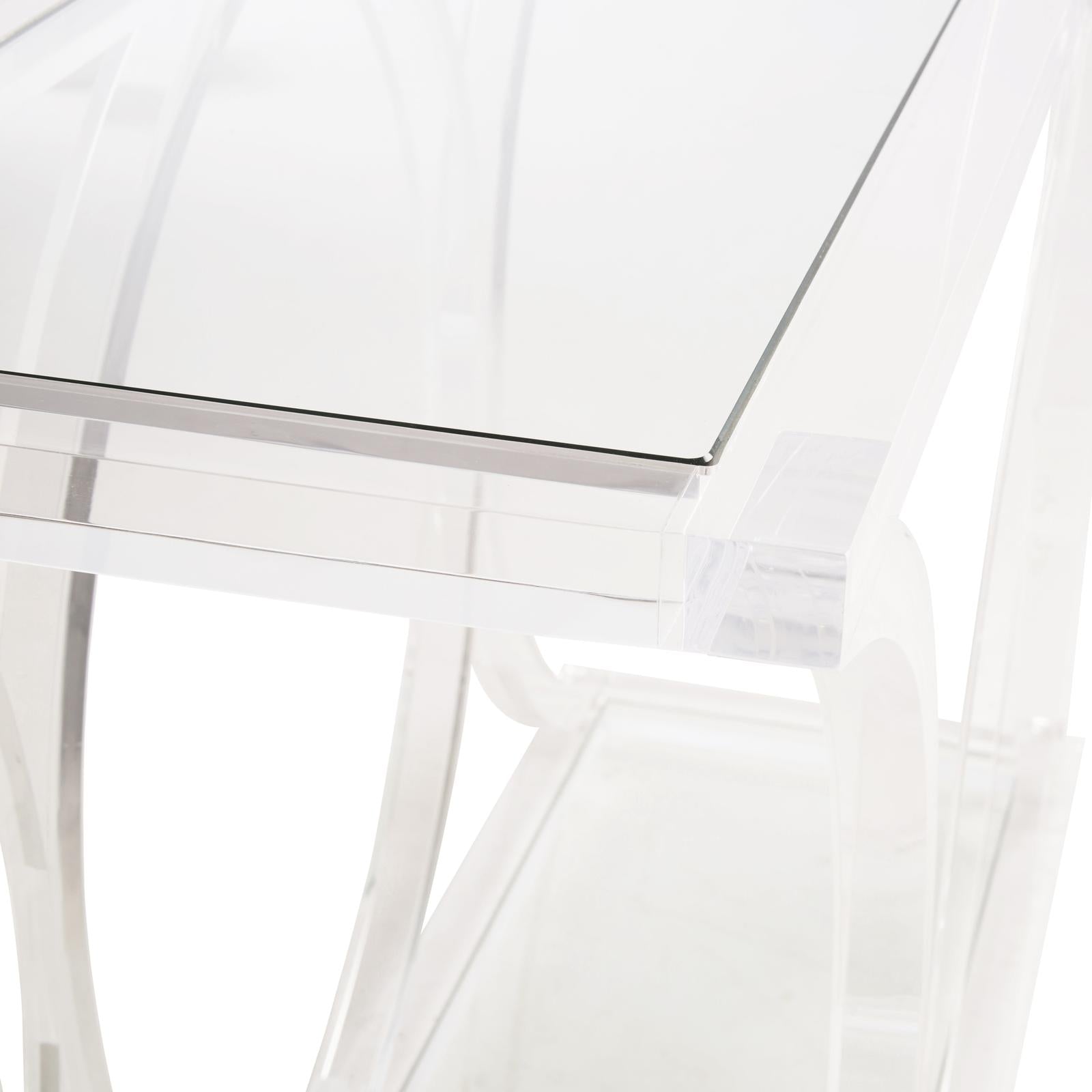 Chelsea House Sweeping Acrylic Console