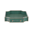 Chelsea House Shagreen Green Tray