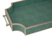 Chelsea House Shagreen Green Tray