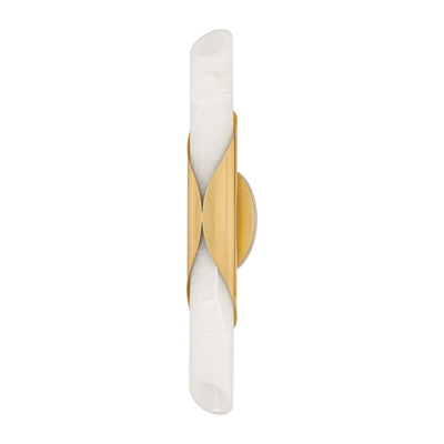 Corbett Camilla 2 Light Vintage Polished Brass Wall Sconce Wall Light