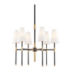 Hudson Valley Lighting Bowery 6 Light 28 inch Aged Old Bronze Chandelier Ceiling Light