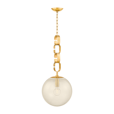 Corbett Nessa 1 Light 13 inch Vintage Brass Pendant Ceiling Light