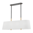 Hudson Valley Lighting Bowery 8 Light 46.5 inch Aged Old Bronze Island Light Ceiling Light