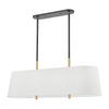 Hudson Valley Lighting Bowery 8 Light 46.5 inch Aged Old Bronze Island Light Ceiling Light