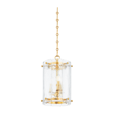 Corbett Rio 3 Light Vintage Polished Brass Indoor Lantern Ceiling Light