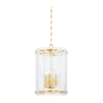 Corbett Rio 6 Light Vintage Polished Brass Indoor Lantern Ceiling Light