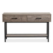 Magnussen Home Fenwick Whitetail Brown And Smoke Glass Rectangular Sofa Table
