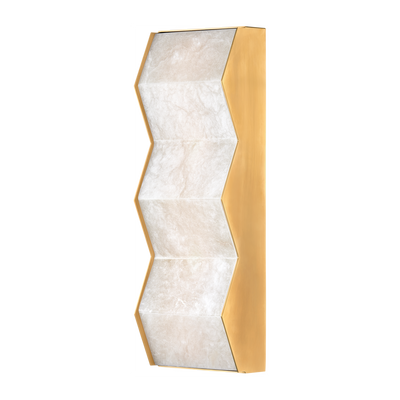Corbett Tanzanite 1 Light Vintage Brass Wall Sconce Wall Light Clearance