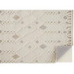 Feizy Anica 8011F Transitional Trellis & Lattice Rug in Ivory/Tan/Silver