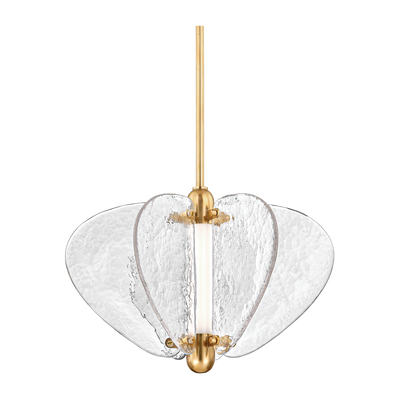 Corbett Freya 1 Light 20.25 inch Vintage Brass Pendant Ceiling Light