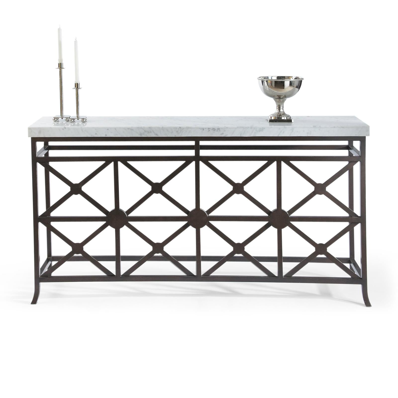 Chelsea House Eton Manor Bronze Sofa Table