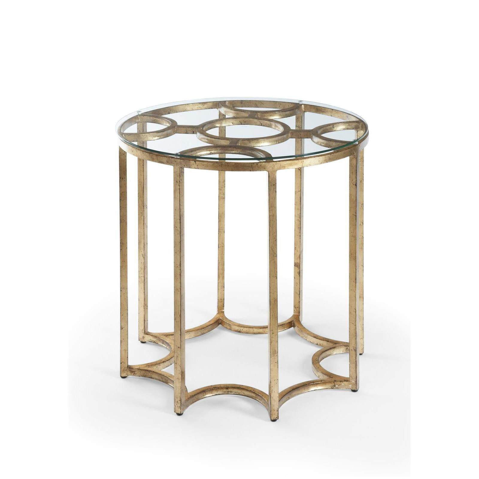 Chelsea House Lisette Gold Side Table