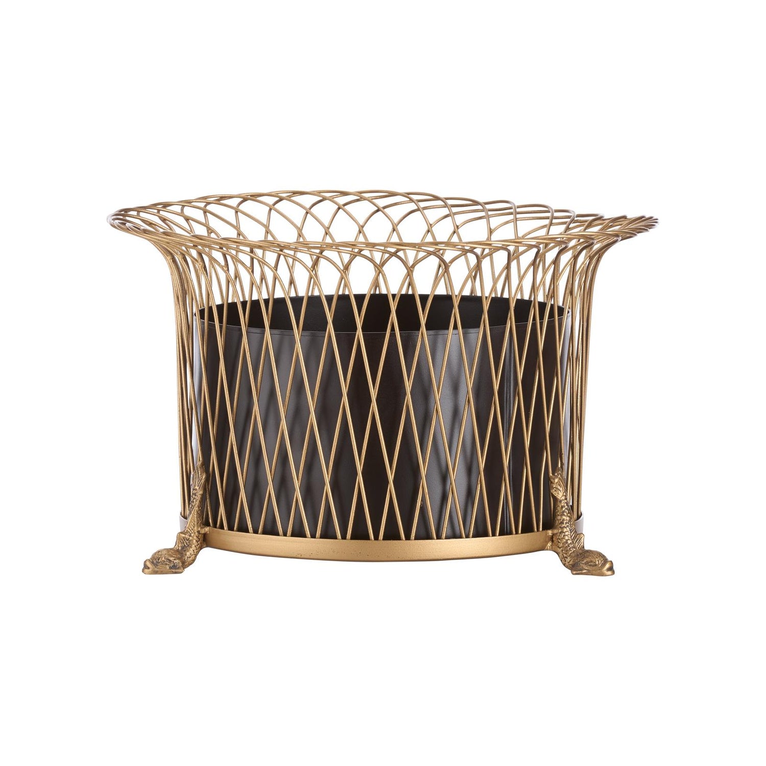 Chelsea House Round Dolphin Planter