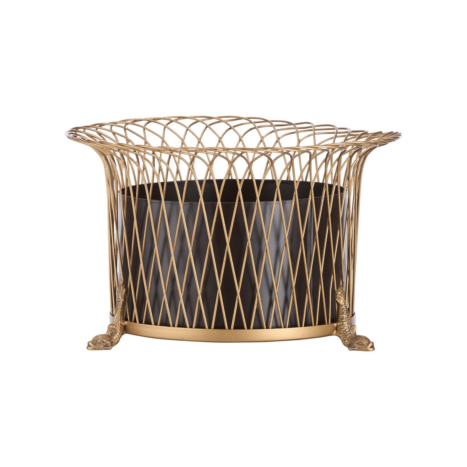 Chelsea House Round Dolphin Planter
