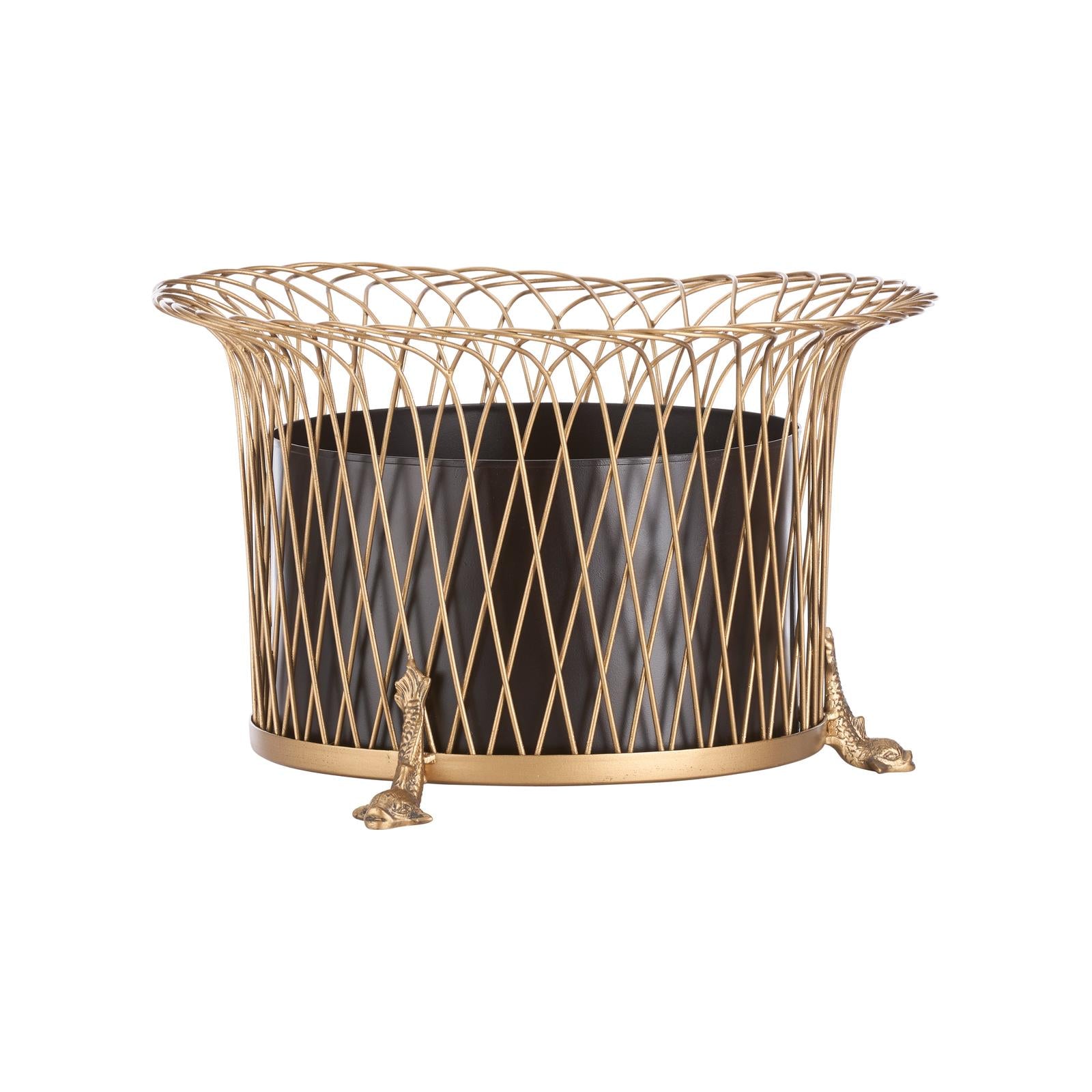 Chelsea House Round Dolphin Planter