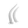 Chelsea House White Horns, Set of 2