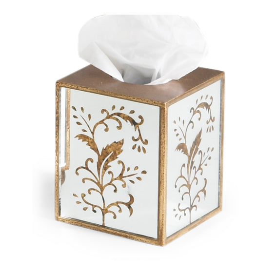 Chelsea House Madison Mirrored Tissue Box, Set of 2
