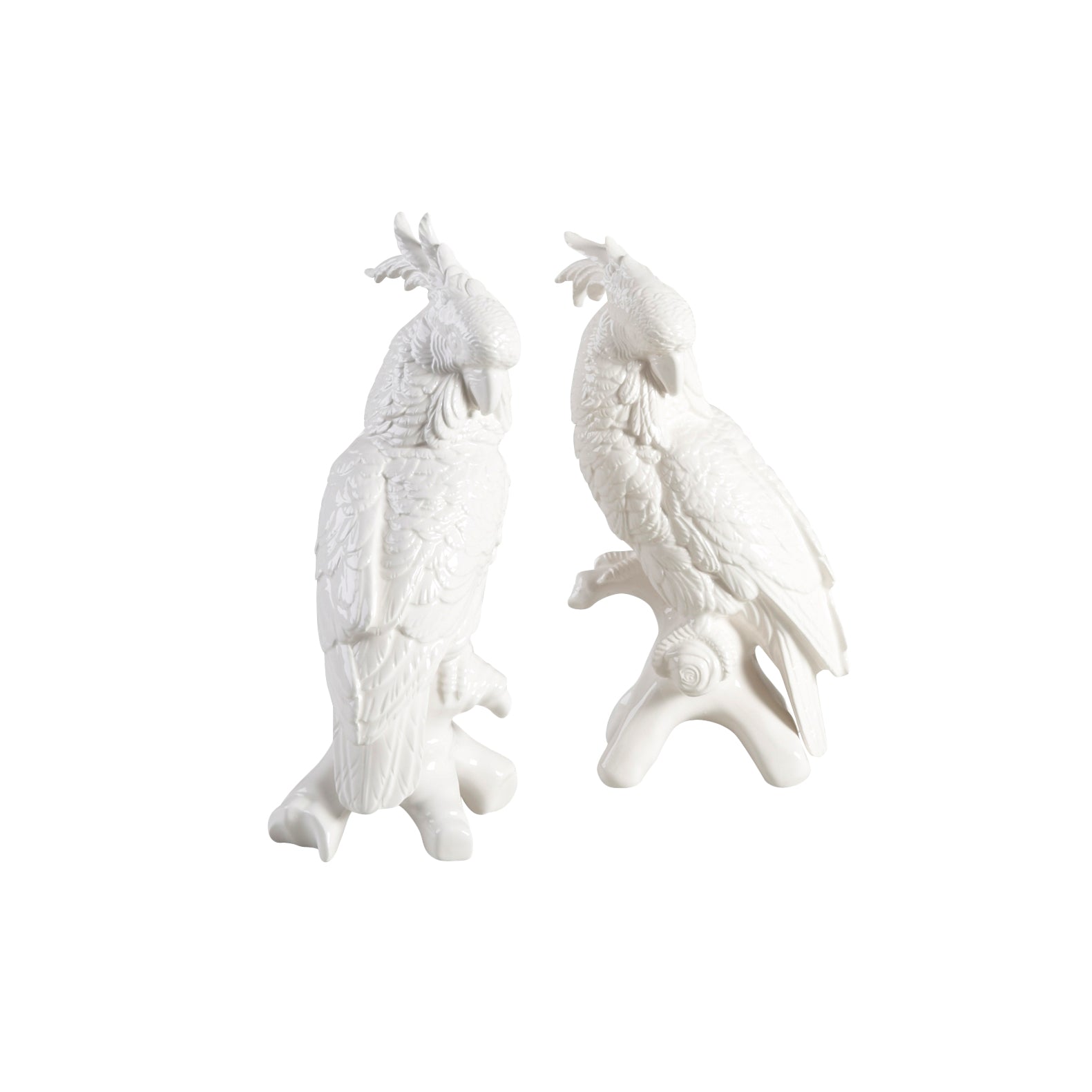Chelsea House White Cockatoos Figure, Pair
