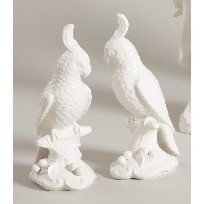 Chelsea House White Cockatoos Figure, Pair