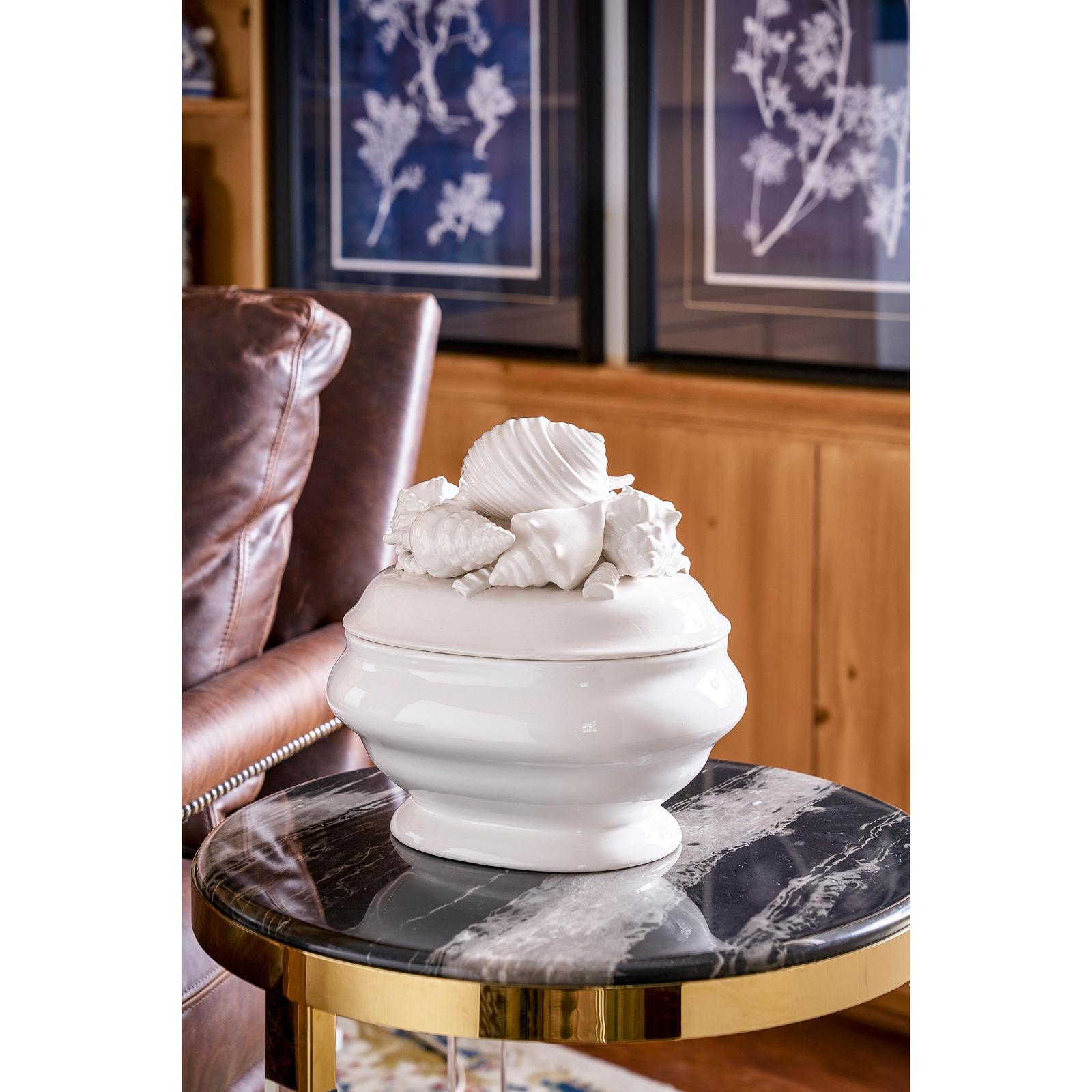 Chelsea House Shell Ceramic Tureen