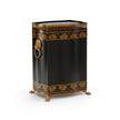 Chelsea House Carlton Black Wastebasket