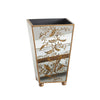 Chelsea House Madison Mirrored Wastebasket