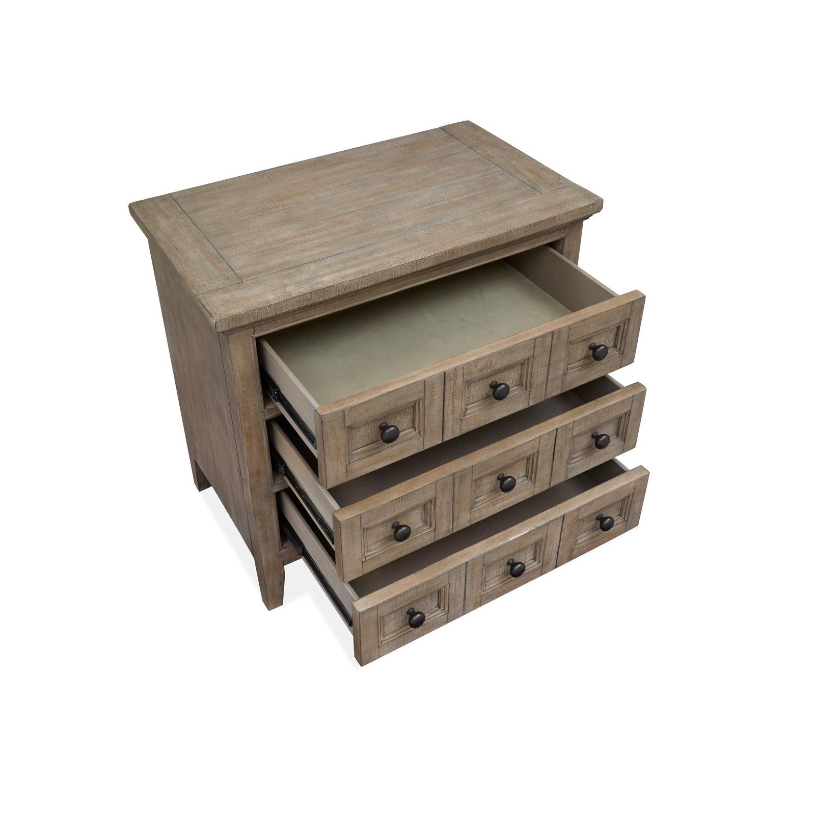 Magnussen Home Paxton Place Dovetail Grey Drawer Nightstand