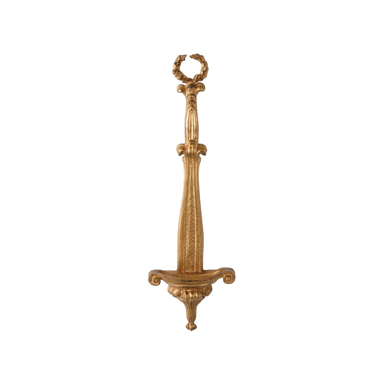 Chelsea House Antique Gold Plate Holder