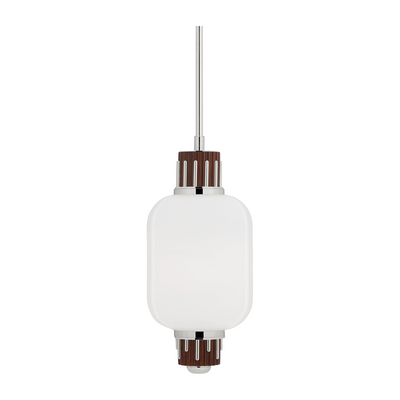 Hudson Valley Lighting Peekskill 1 Light 10.75 inch Polished Nickel Pendant Ceiling Light Clearance