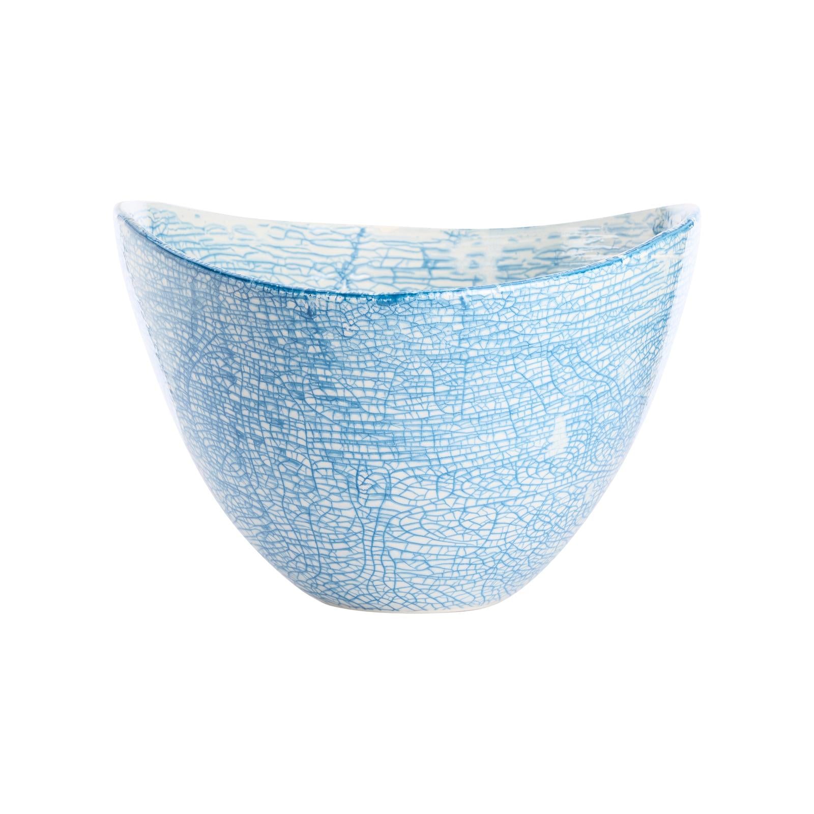 Chelsea House Blue Oval Centerpiece