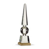 Chelsea House Architectural Crystal Obelisk