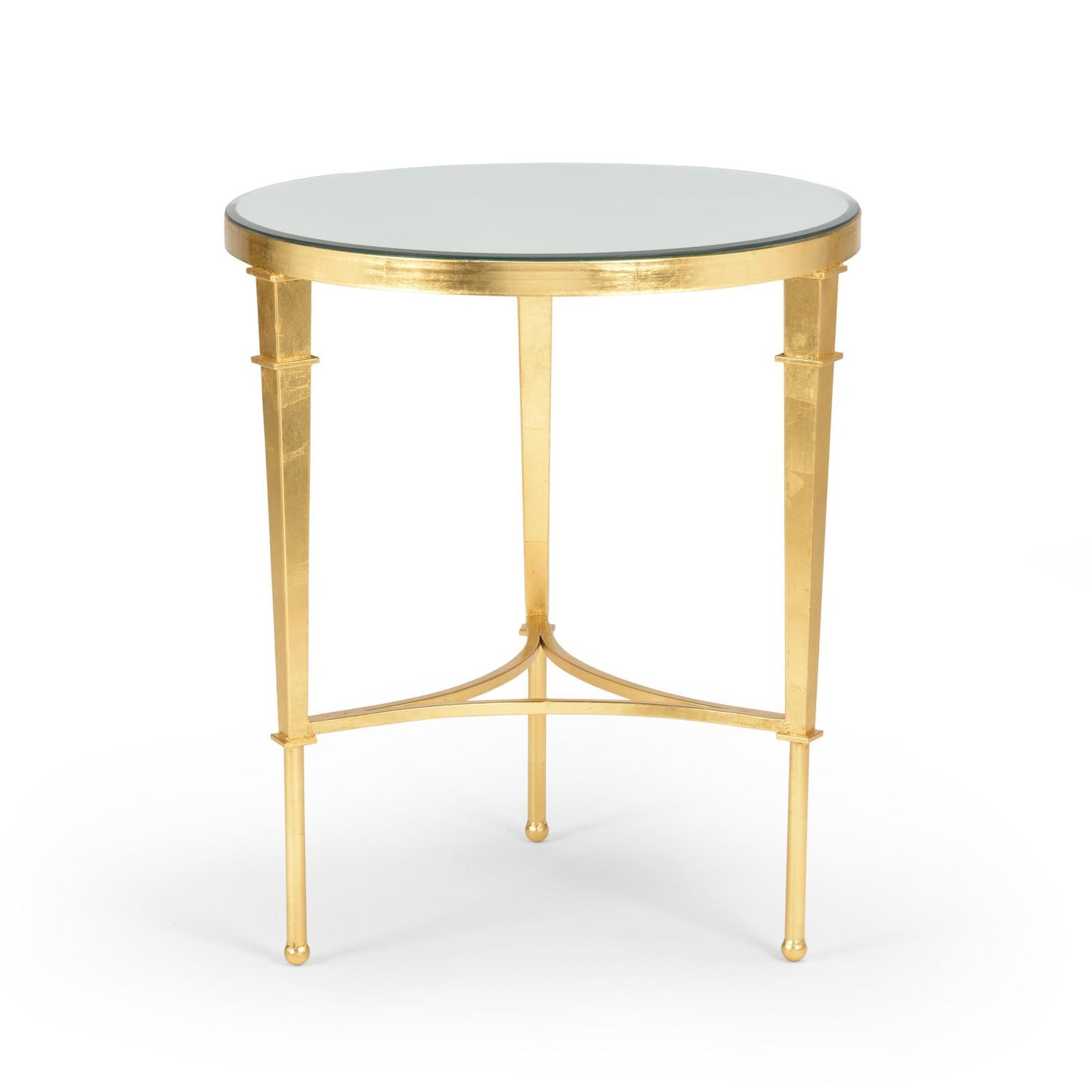 Chelsea House Round Gold Regent Accent Table