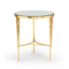 Chelsea House Round Gold Regent Accent Table