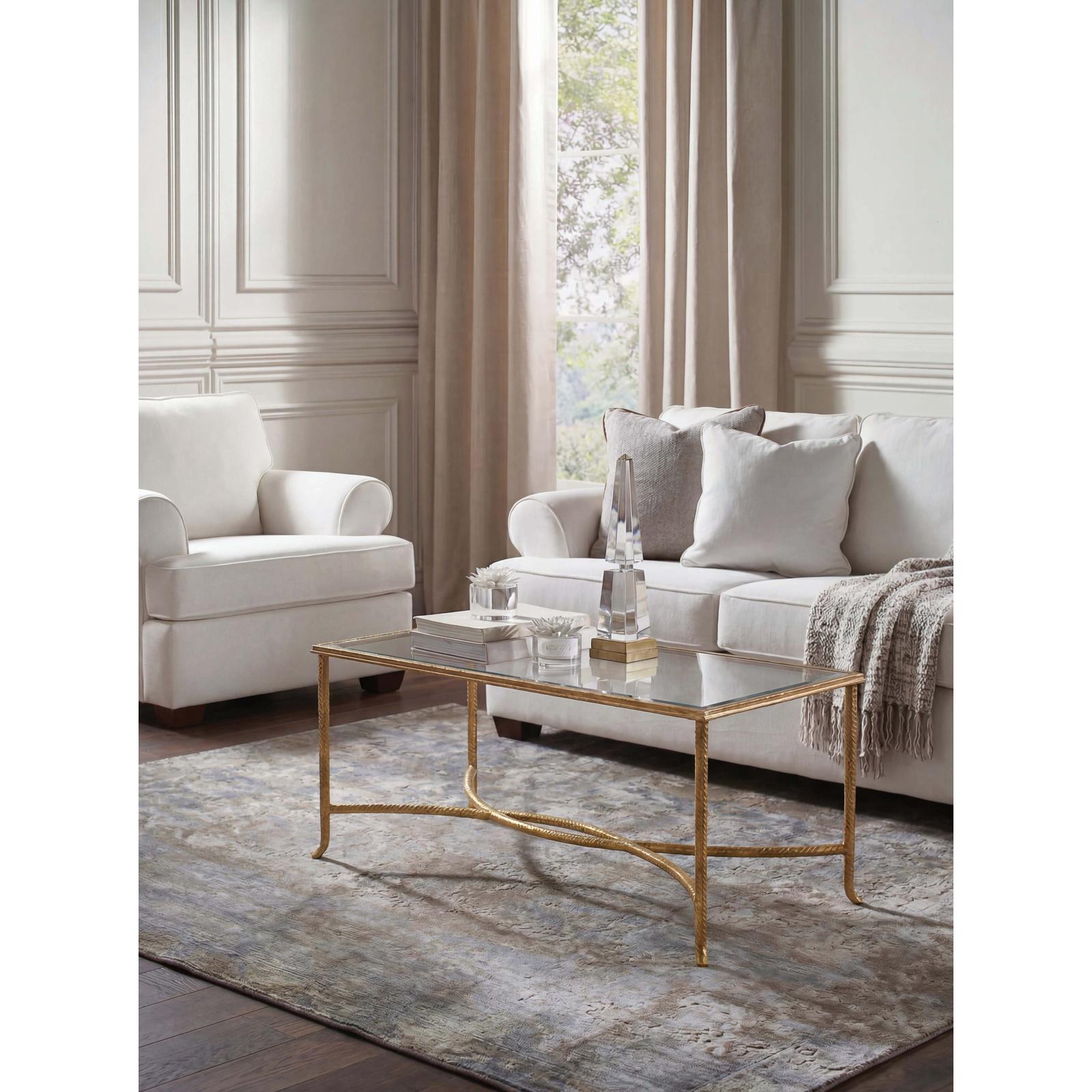 Chelsea House Gold Watson Coffee Table