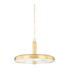Hudson Valley Lighting Reynolds 1 Light 19.75 inch Aged Brass Pendant Ceiling Light