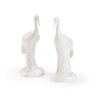 Chelsea House Large White Heron Sculpture, Set of 2