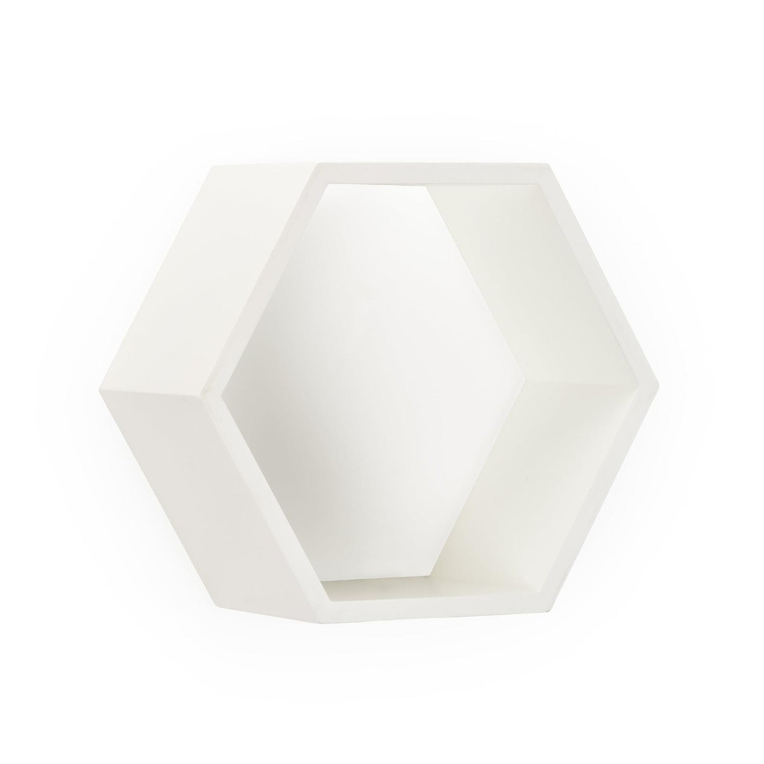 Chelsea House Honeycomb White Wall Box