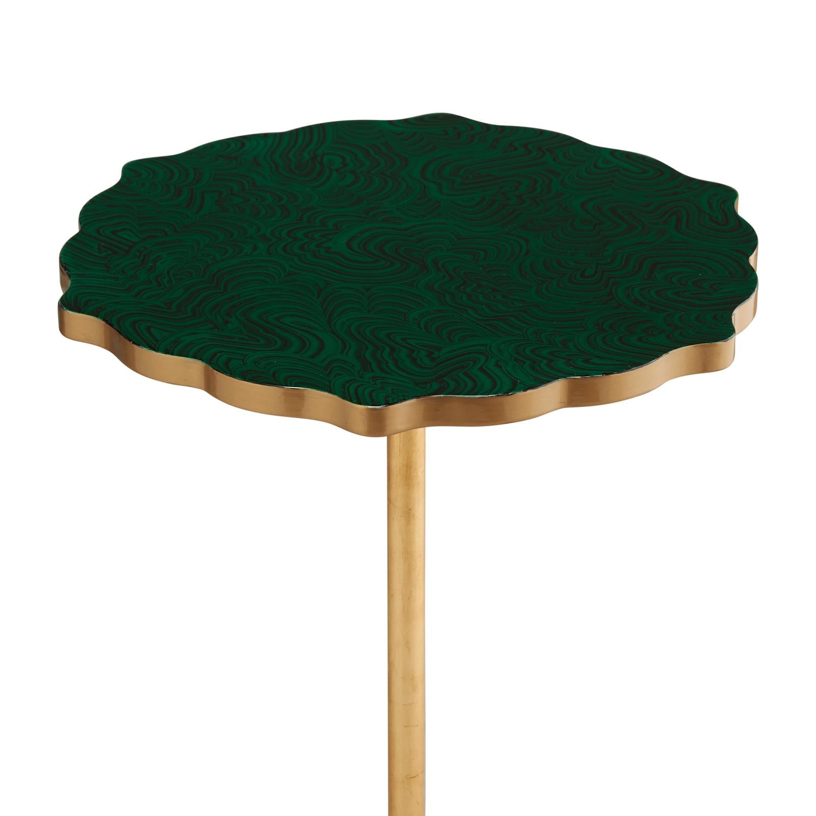 Chelsea House Malachite Side Table