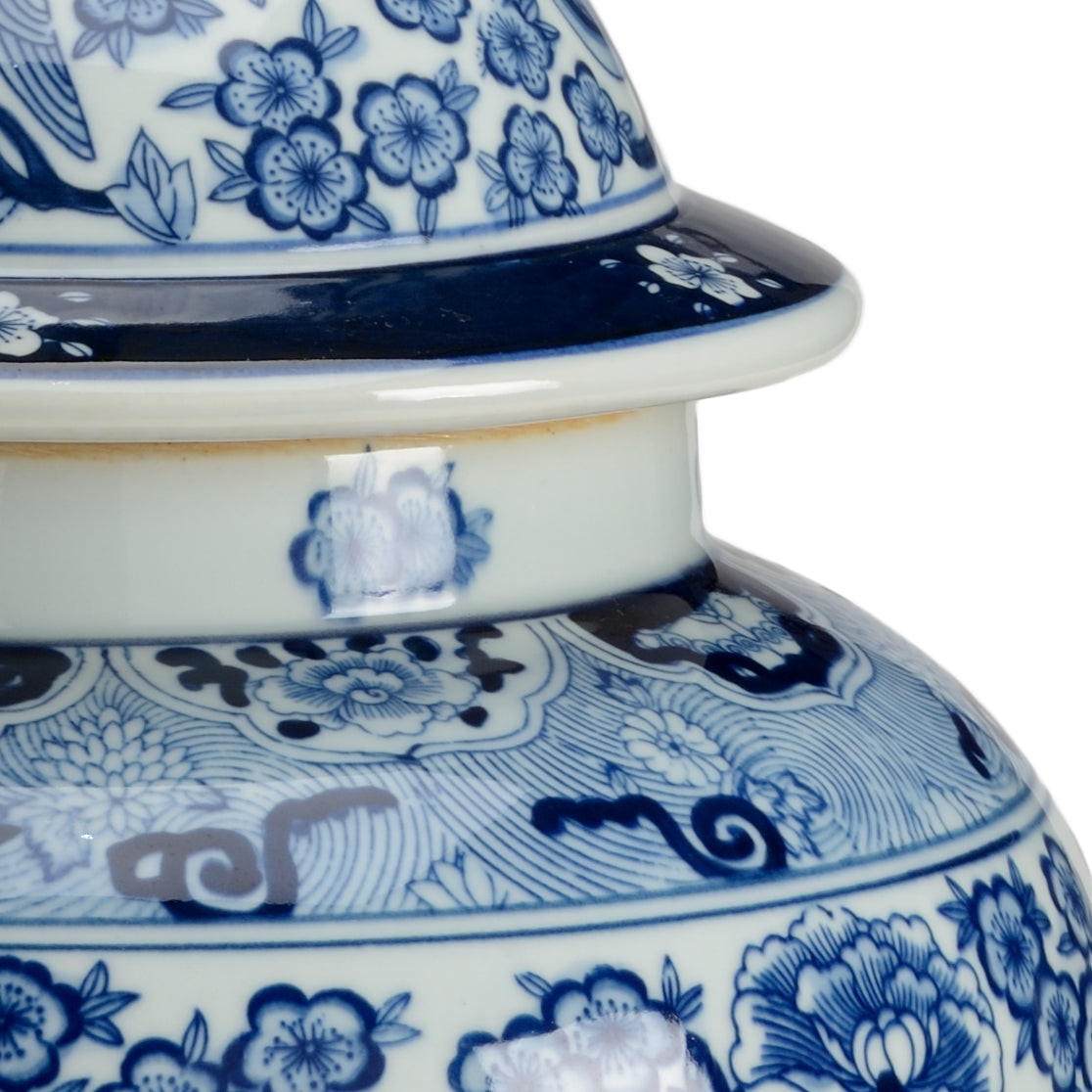 Chelsea House Floral Covered Urn
