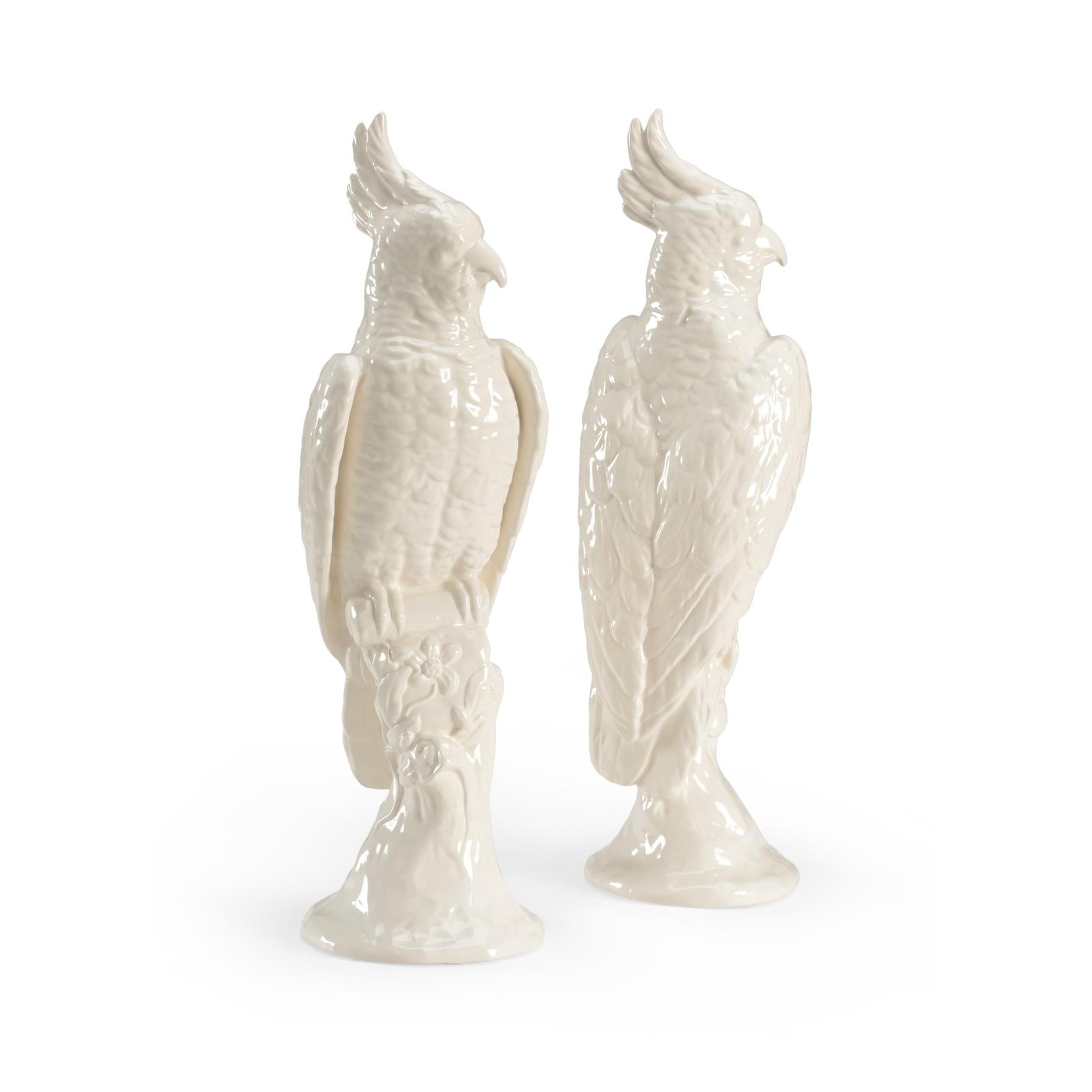 Chelsea House White Cockatoos Figure, Pair