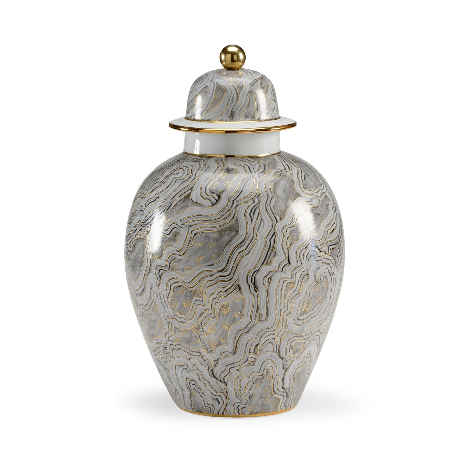 Chelsea House Marbled Gray Urn