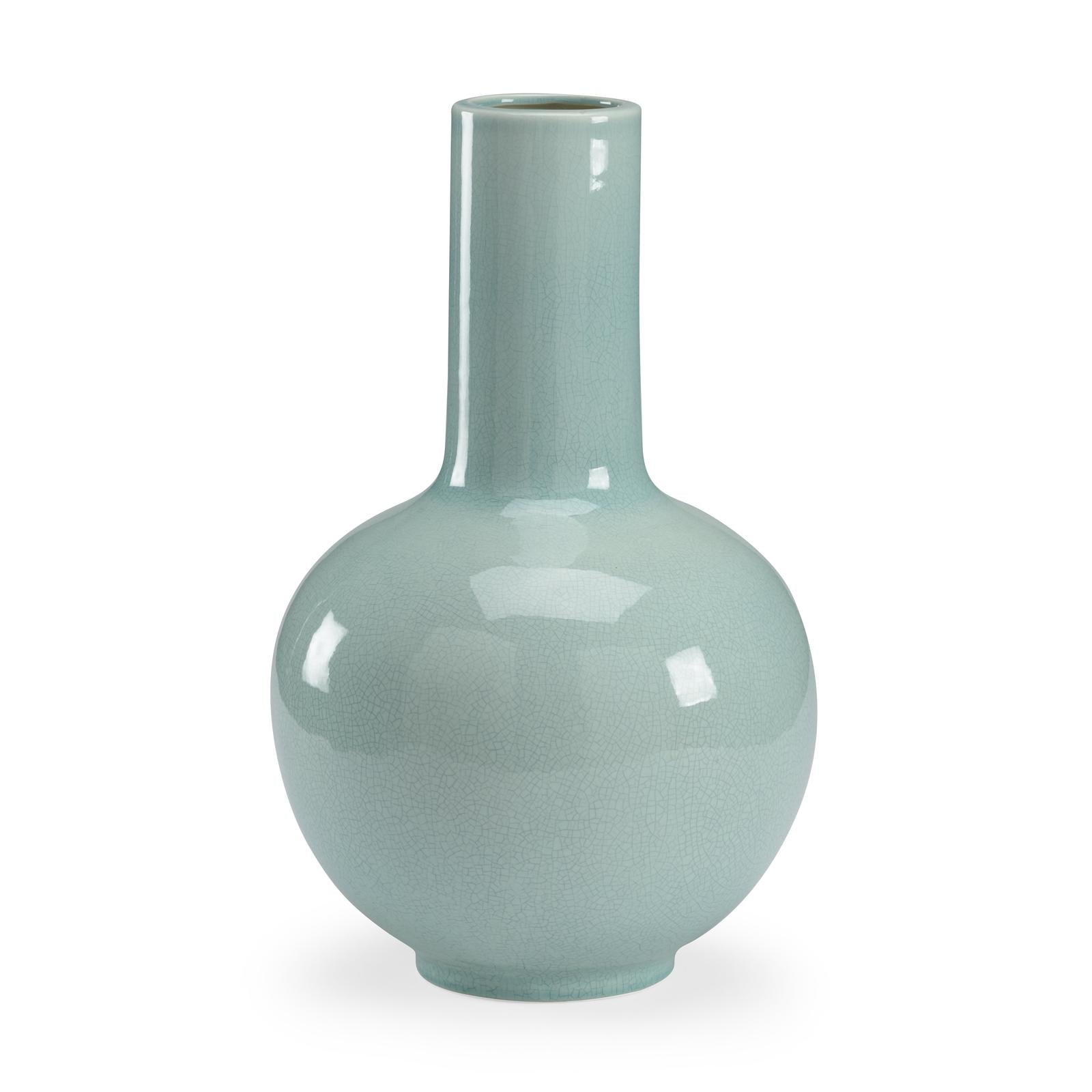 Chelsea House Celadon Wicker Vase