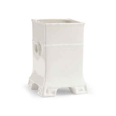 Chelsea House Greek White Key Vase
