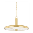 Hudson Valley Lighting Reynolds 1 Light 28 inch Aged Brass Pendant Ceiling Light