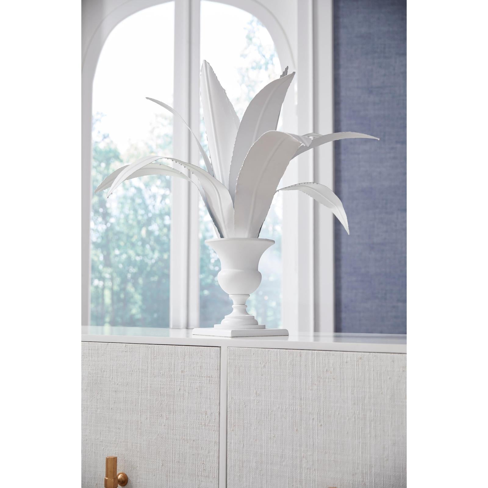 Chelsea House White Lyon Tole Decorative Flower